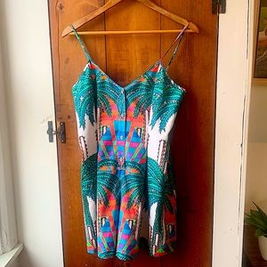 Mara Hoffman Sleeveless Tropical Romper 🌴 🏖